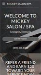 Mobile Screenshot of mickeysalonspa.com